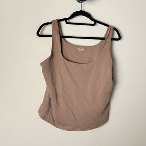 Old navy double lined Tan Tank Top